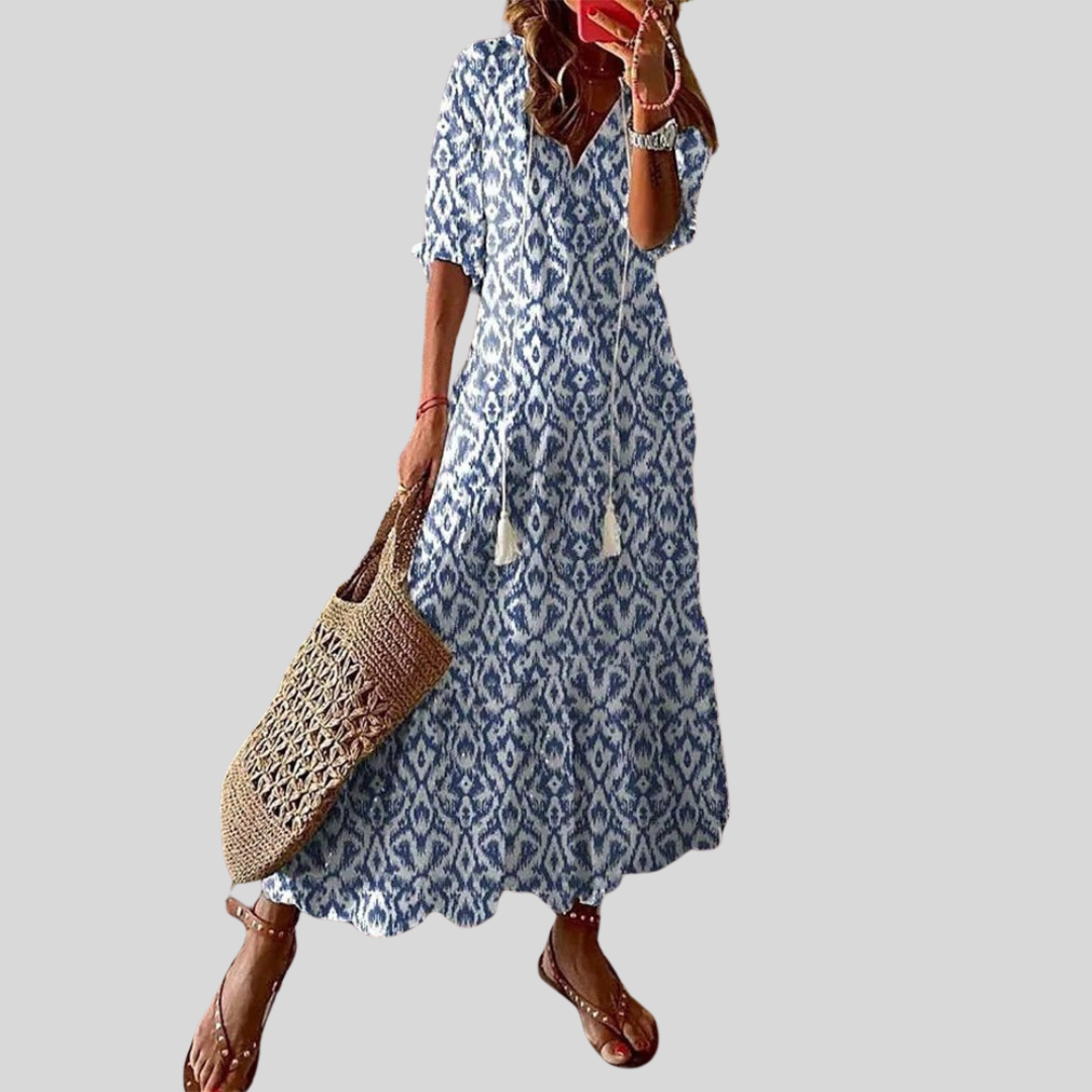 Isabella | Boho Lichotivé Maxi šaty