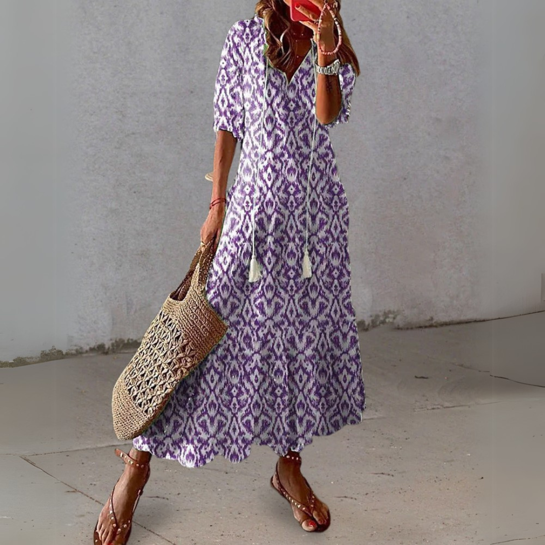 Isabella | Boho Lichotivé Maxi šaty