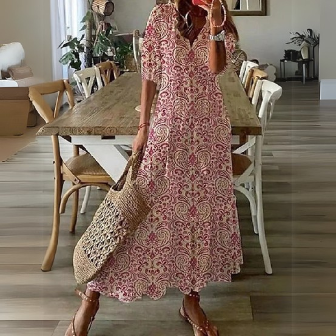 Isabella | Boho Lichotivé Maxi šaty