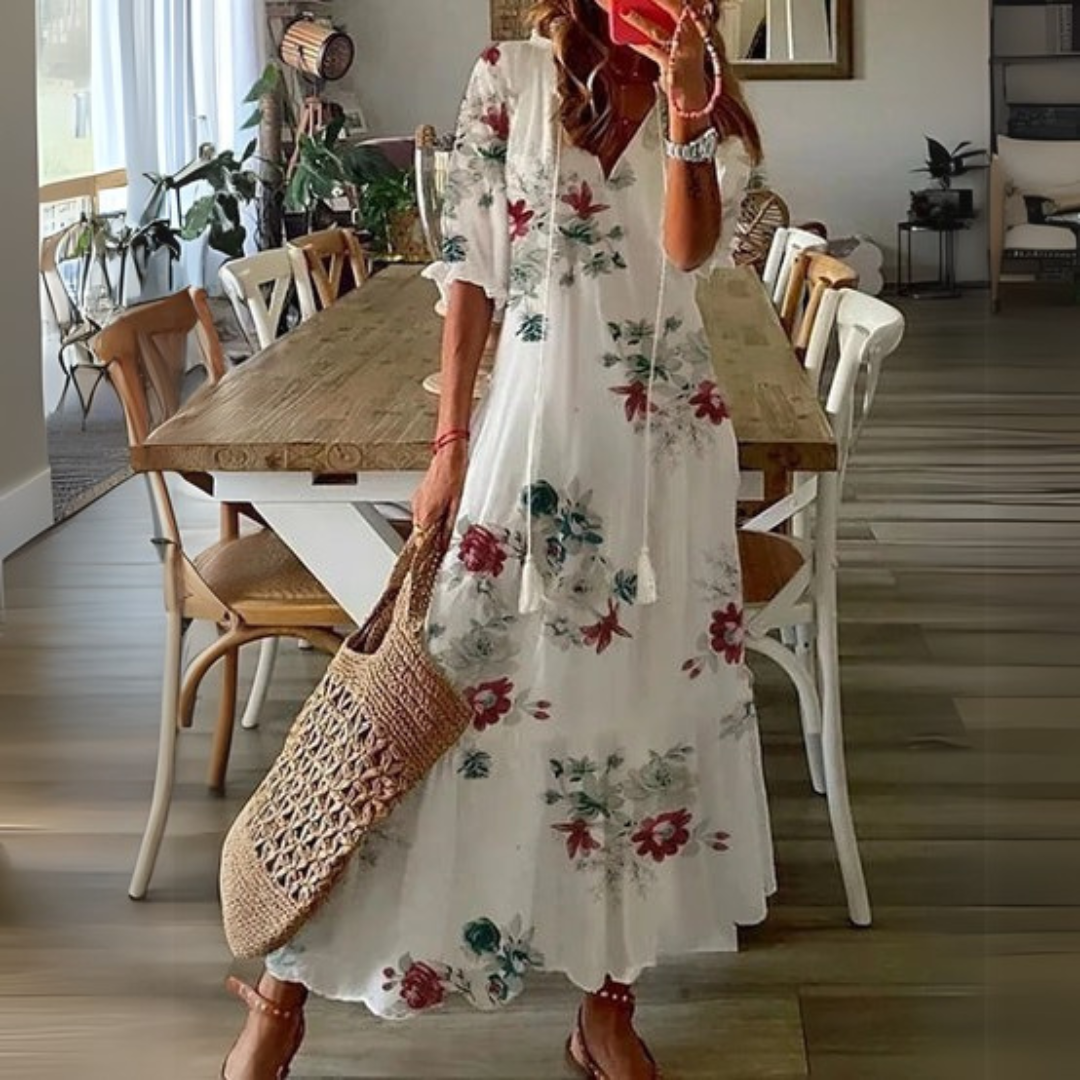 Isabella | Boho Lichotivé Maxi šaty