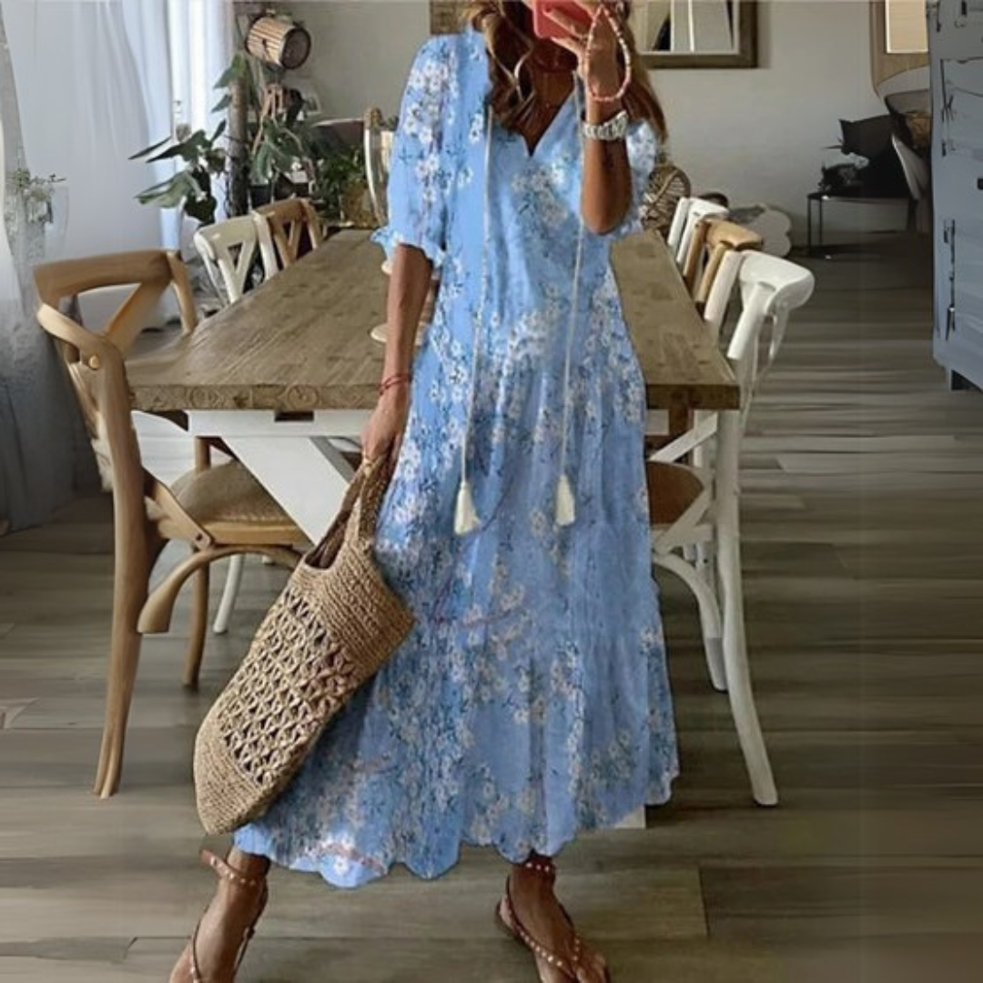 Isabella | Boho Lichotivé Maxi šaty