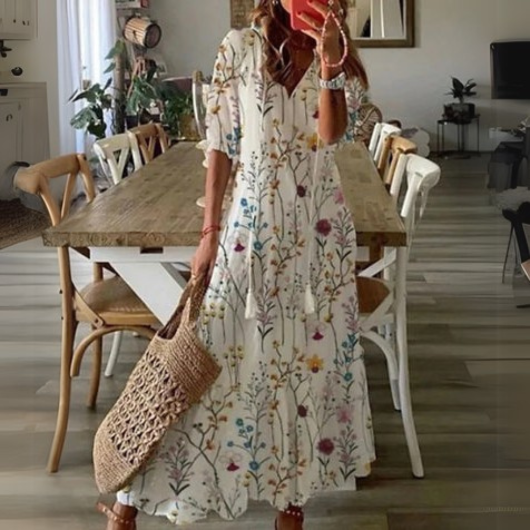 Isabella | Boho Lichotivé Maxi šaty