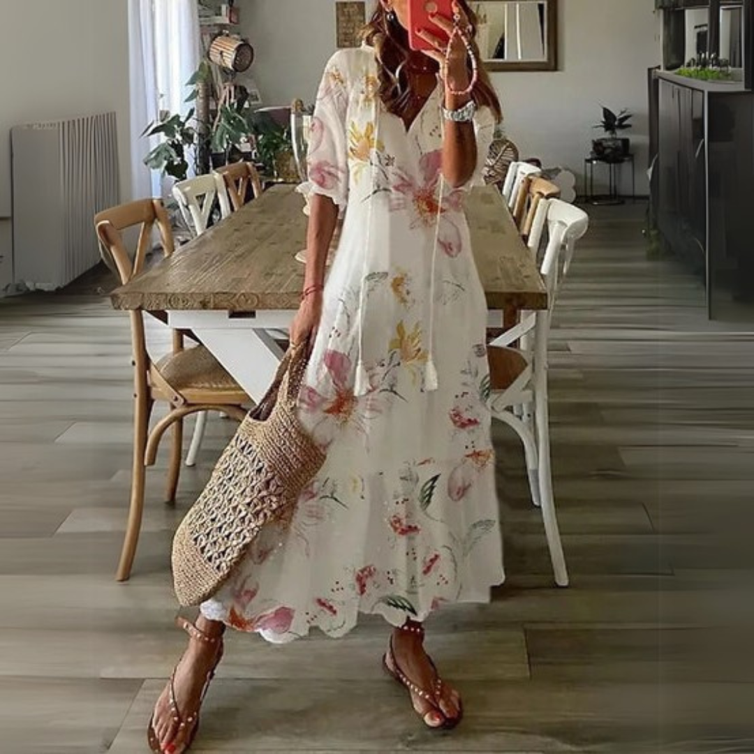 Isabella | Boho Lichotivé Maxi šaty