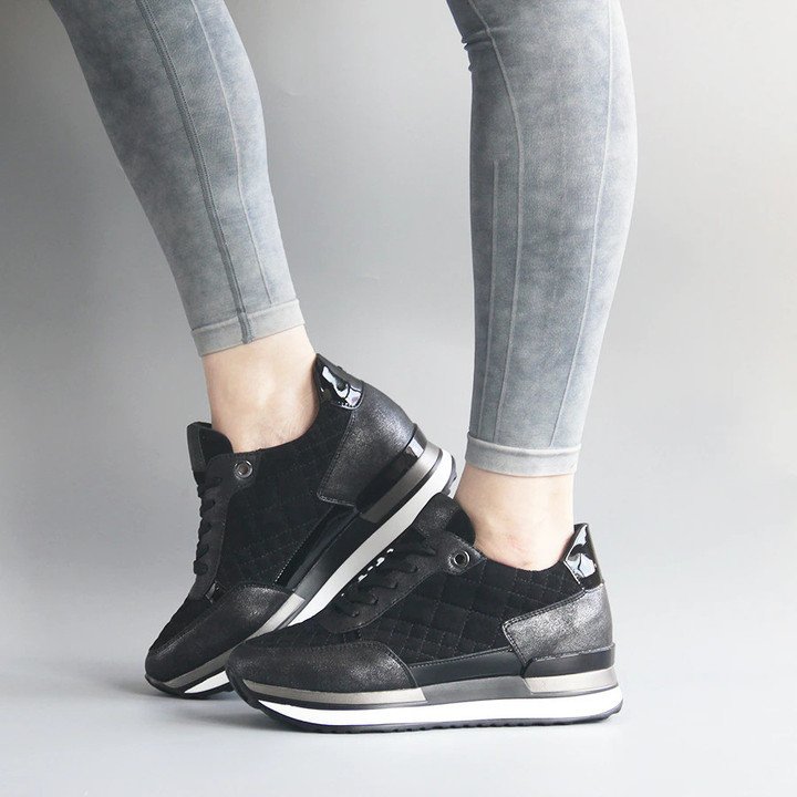 Baskets Femme Luxe Daim Velvet Broadway (Nouvelle Collection)