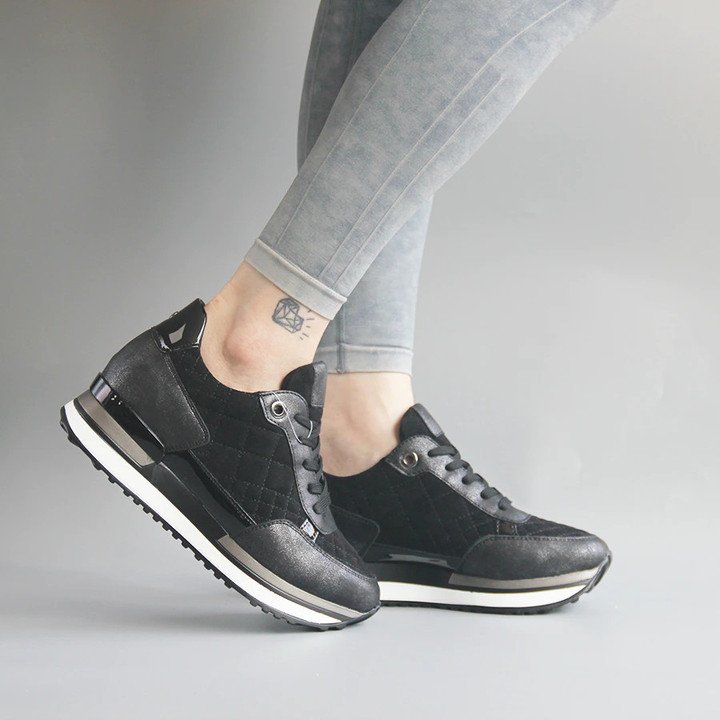 Baskets Femme Luxe Daim Velvet Broadway (Nouvelle Collection)