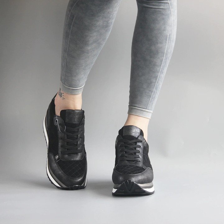 Baskets Femme Luxe Daim Velvet Broadway (Nouvelle Collection)