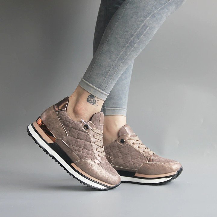 Baskets Femme Luxe Daim Velvet Broadway (Nouvelle Collection)