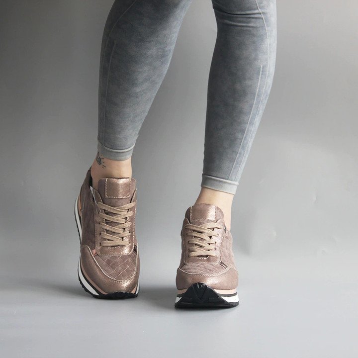 Baskets Femme Luxe Daim Velvet Broadway (Nouvelle Collection)